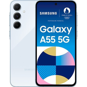 Samsung Galaxy A55 5G Smartphone 256GB Bleu