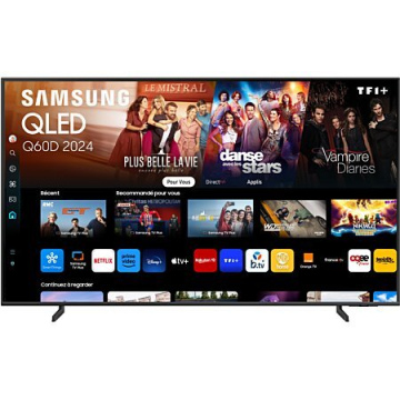 Samsung TV QLED 43" Q60D 2024, 4K, Smart TV 